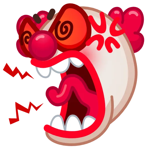 Стикер 14 Clown Emoji