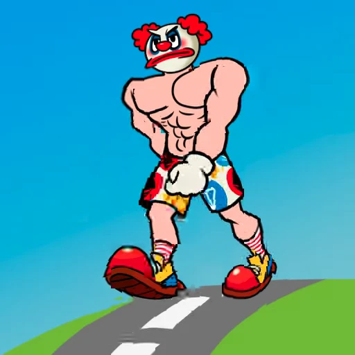 💨 Стикер «Circus Clown» для Telegram