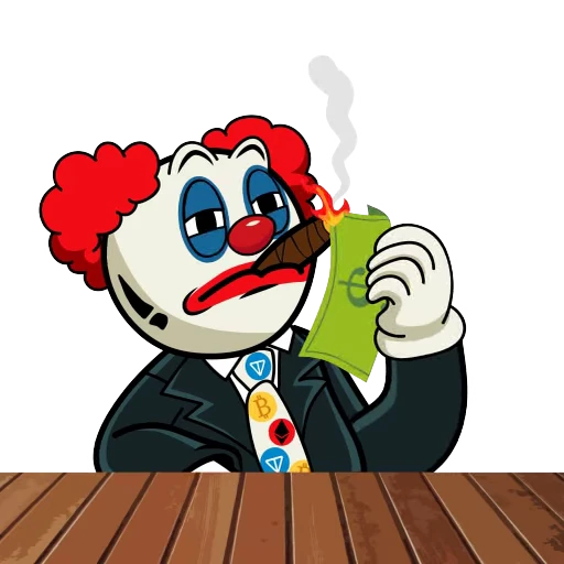💸 Стикер «Circus Clown» для Telegram