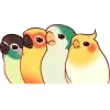 Стикер 8 Coca Bird