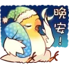 Стикер 22 Coca Bird