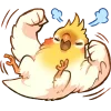 Стикер 47 Coca Bird