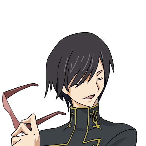 Стикер 15 😘 Анимированный набор эмоджи по аниме «Code Geass»