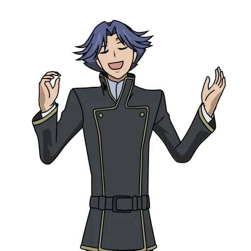 Стикер 19 😘 Анимированный набор эмоджи по аниме «Code Geass»