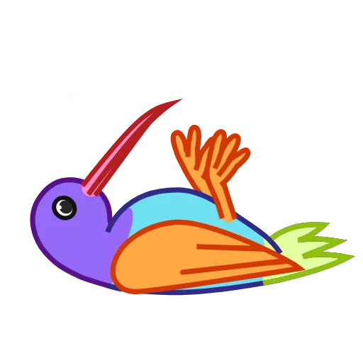 Стикер 9 Colibri
