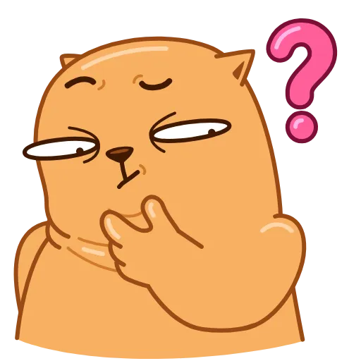 🤔 Эмодзи «Colored Cats» для Telegram