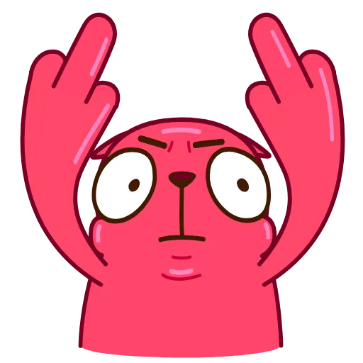 🖕 Эмодзи «Colored Cats» для Telegram