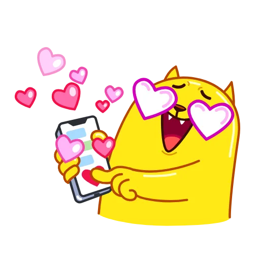 😍 Эмодзи «Colored Cats» для Telegram