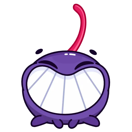 Стикер 44 👋 Colored Cherry Emoji - вишенка но в разных цветах