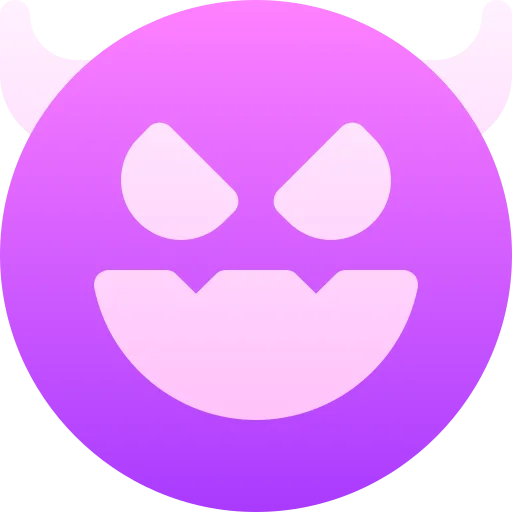 😈 Стикер «Colourful Smiles» для Telegram