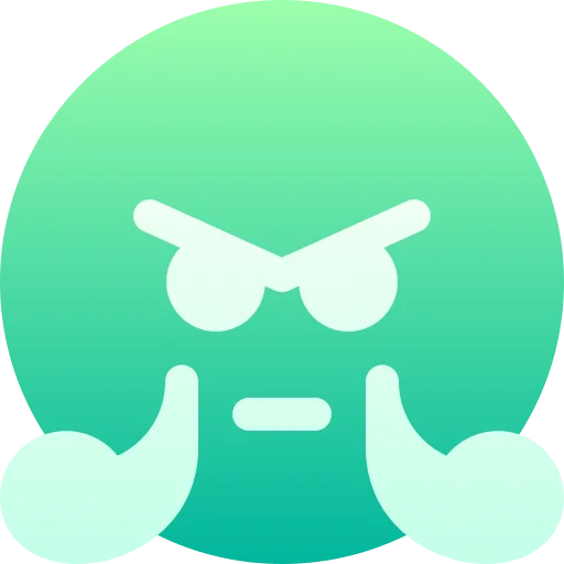🤬 Стикер «Colourful Smiles» для Telegram