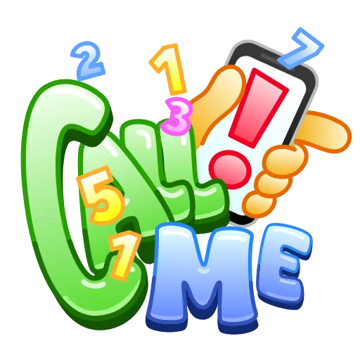 Стикер 7 Colorful Messages