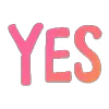 Стикер 34 Colorful Emoji