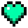 Стикер 21 ❤️ Набор эмоджи с пиксельными сердечками из Minecraft