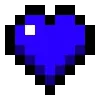Стикер 12 ❤️ Набор эмоджи с пиксельными сердечками из Minecraft