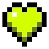 Стикер 29 ❤️ Набор эмоджи с пиксельными сердечками из Minecraft