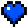 Стикер 15 ❤️ Набор эмоджи с пиксельными сердечками из Minecraft
