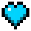 Стикер 18 ❤️ Набор эмоджи с пиксельными сердечками из Minecraft