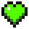 Стикер 26 ❤️ Набор эмоджи с пиксельными сердечками из Minecraft