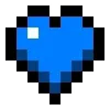 Стикер 16 ❤️ Набор эмоджи с пиксельными сердечками из Minecraft