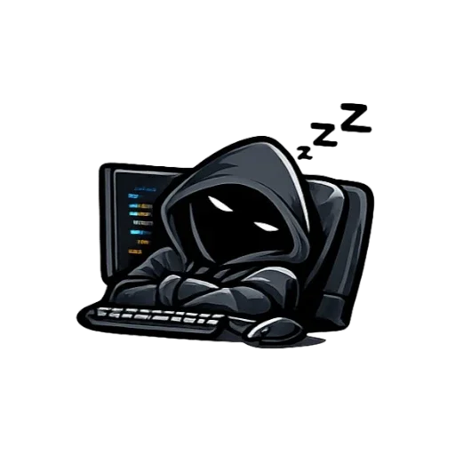 😴 Стикер «Хакер» для Telegram