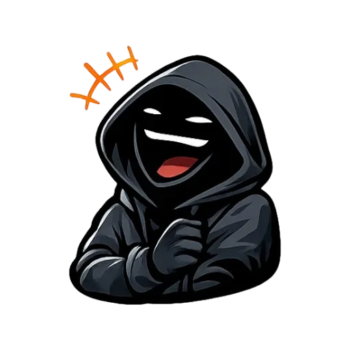 🤣 Стикер «Хакер» для Telegram
