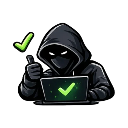✔ Стикер «Хакер» для Telegram