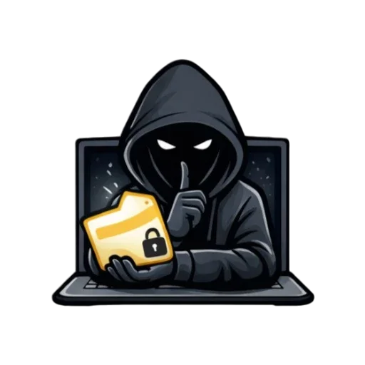 🤫 Стикер «Хакер» для Telegram
