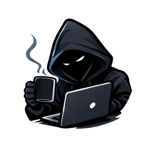 ☕ Стикер «Хакер» для Telegram