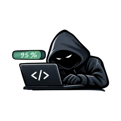 😉 Стикер «Хакер» для Telegram
