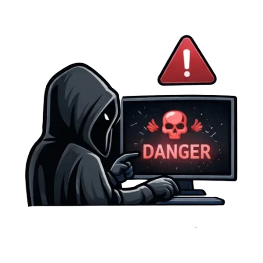 ❗ Стикер «Хакер» для Telegram