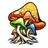 Стикер 7 Magic Mushroom