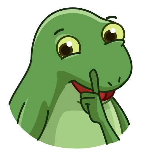 Стикер 22 Concerned Froge