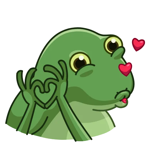 Стикер 2 Concerned Froge