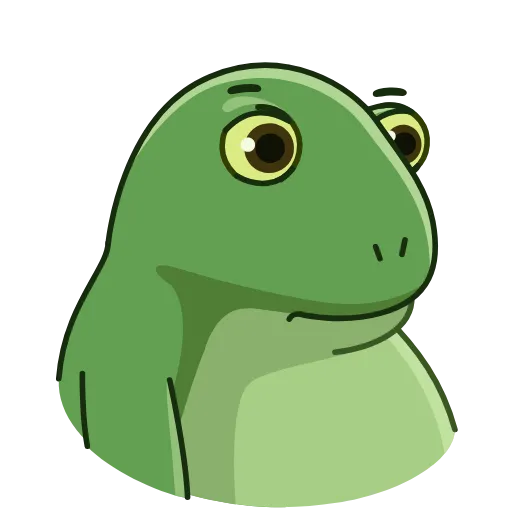 Стикер 12 Concerned Froge