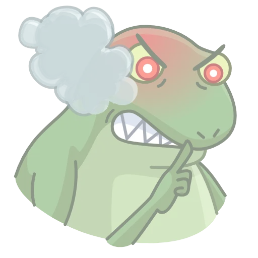 Стикер 20 Concerned Froge