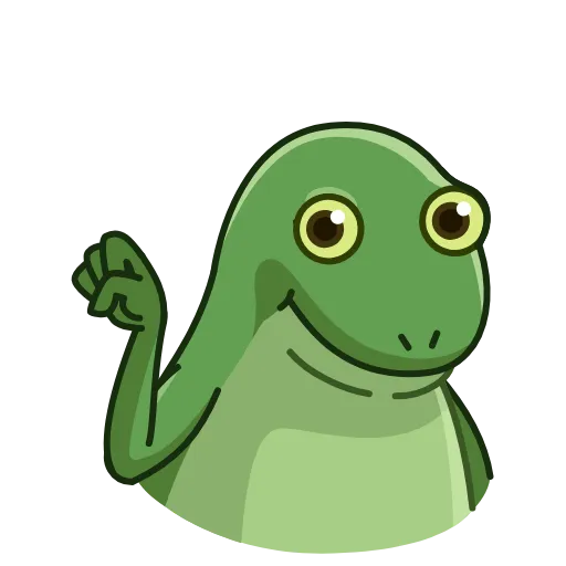 Стикер 24 Concerned Froge