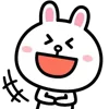Стикер 5 Cony Bunny Emoji
