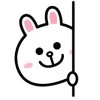 Стикер 15 Cony Bunny Emoji