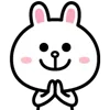 Стикер 35 Cony Bunny Emoji