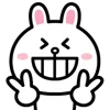 Стикер 36 Cony Bunny Emoji