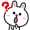 Стикер 25 Cony Bunny Emoji