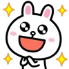 Стикер 14 Cony Bunny Emoji