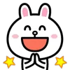Стикер 11 Cony Bunny Emoji