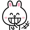 Стикер 18 Cony Bunny Emoji