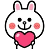 Стикер 30 Cony Bunny Emoji