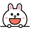 Стикер 10 Cony Bunny Emoji
