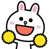 Стикер 27 Cony Bunny Emoji