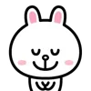 Стикер 7 Cony Bunny Emoji