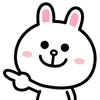 Стикер 12 Cony Bunny Emoji